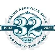 thirty two years Gillespie Dental Associates logo